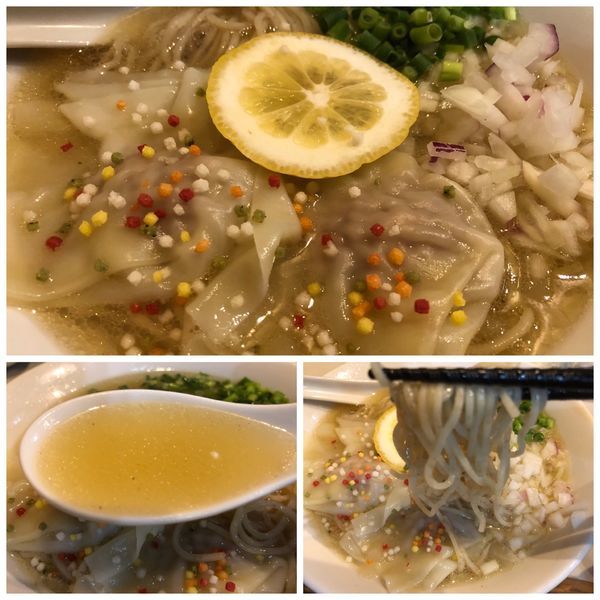 「冷やし煮干塩そば」@麺屋 扇 SENの写真