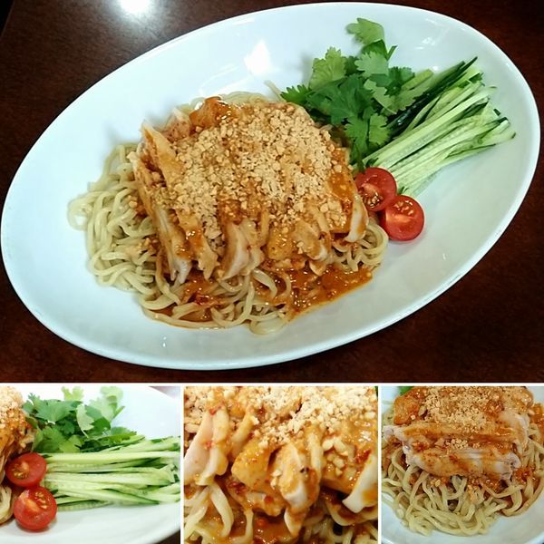 「棒々鶏冷やし麺(夏季限定)  800円」@晴々飯店の写真