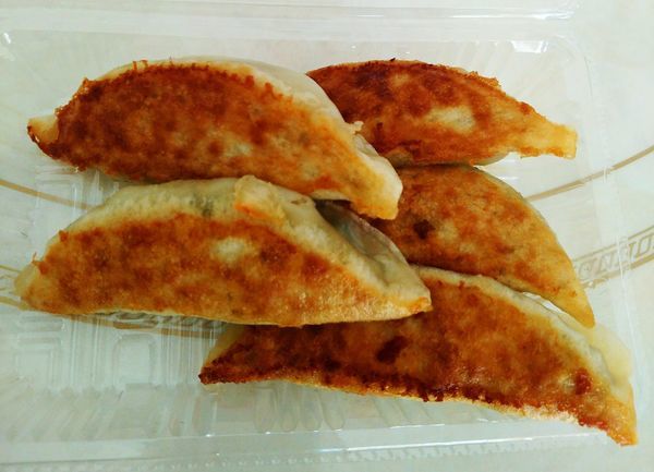 「焼き餃子(5個)　540円」@餃子は一龍 町屋店の写真