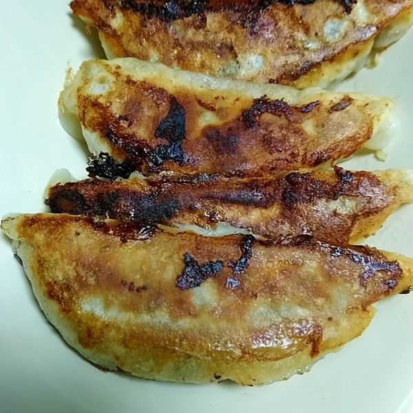 「焼き餃子(5個)　540円」@餃子は一龍 町屋店の写真
