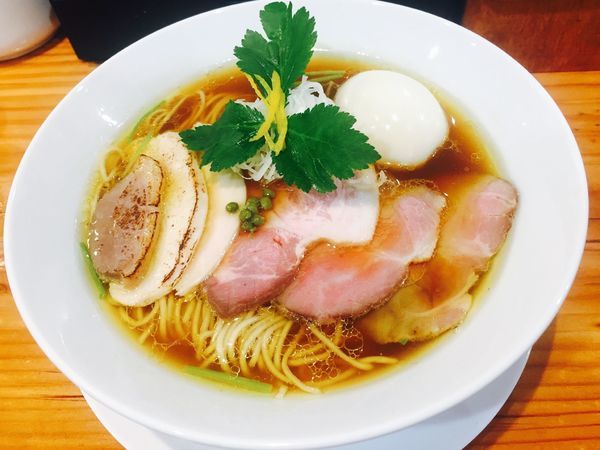 「LABO鶏そば（醤油）[1200円]」@麺LABOひろの写真