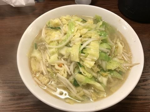 「タン(大盛)ギョー」@來々軒の写真