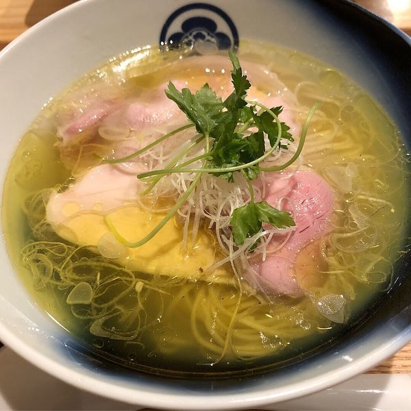 「塩らぁ麺」@飯田商店 湯河原本店の写真