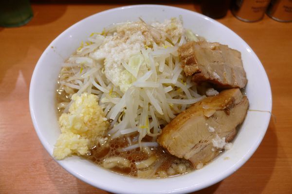 「らーめん¥730／ニンニク・アブラ¥0」@らーめん忍者の写真