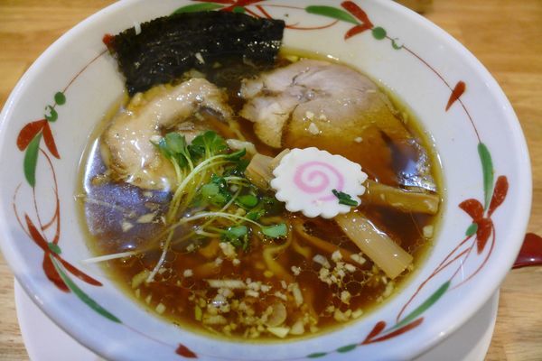 「醤油らーめん（濃口・太麺）¥780」@らーめん天神下 大喜の写真
