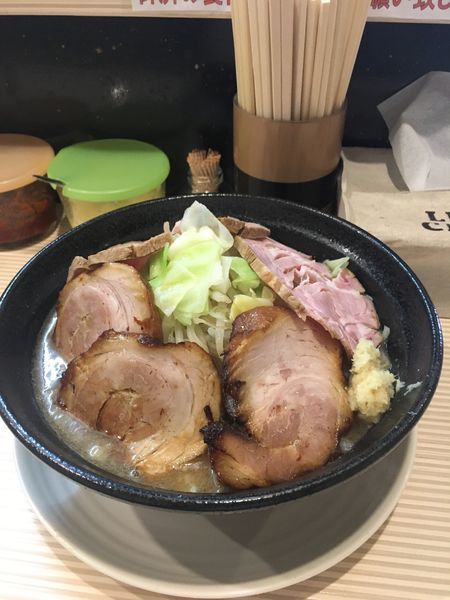 「7号カツオ(チャーシュー、ショウガ)」@ラーメン ポール亭の写真