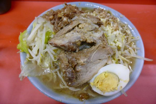 「らーめん¥730／ニンニク・アブラ¥0」@ラーメン富士丸 神谷本店の写真
