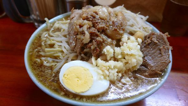 「ラーメン¥850／ニンニク¥0」@ラーメン富士丸 西新井大師店の写真