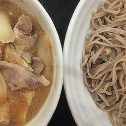 肉ネギつけ汁そば(大盛)