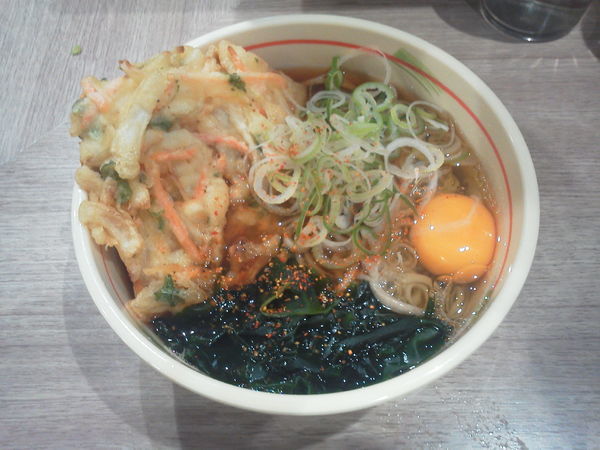 「天玉そば 470円」@狭山そば 所沢店の写真