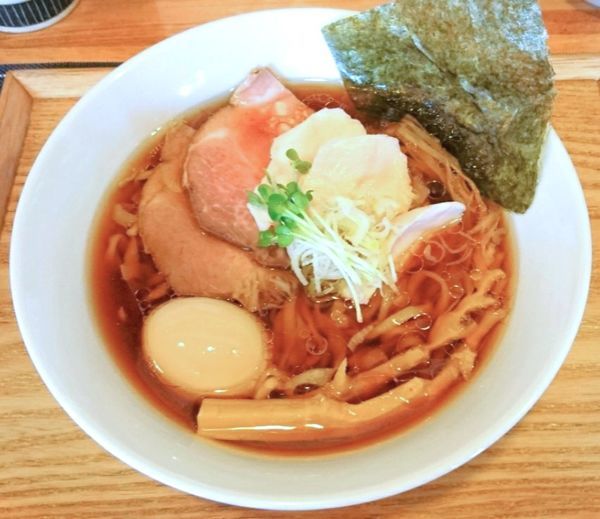 「チャーシュー中華そば＋味玉」@中華蕎麦 はざまの写真