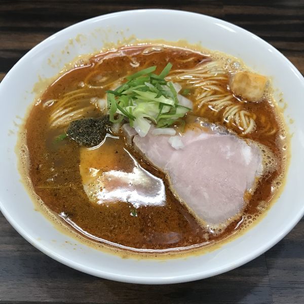 「辛いそば（￥750）」@中華そば 梟の写真