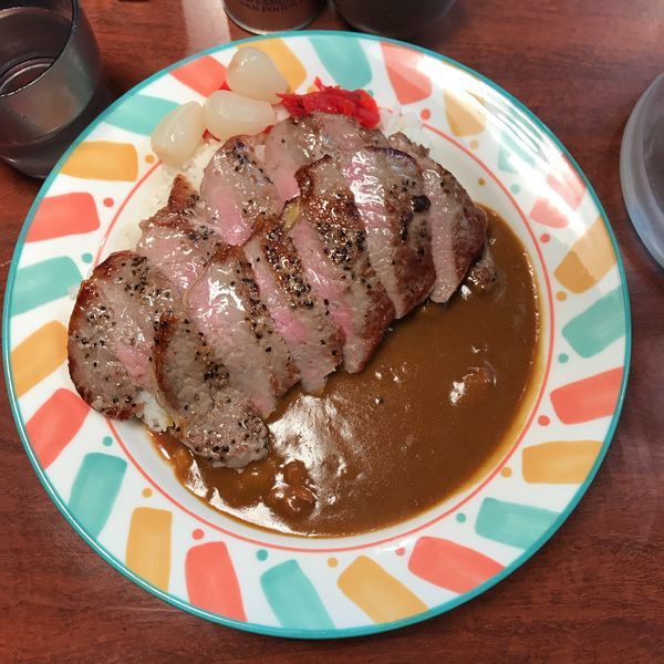 「ダブルステーキカレー」@ふくてい 有楽町本店の写真