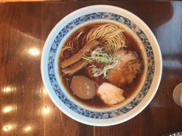 「支那そば味玉トッピング」@支那そば しんばの写真