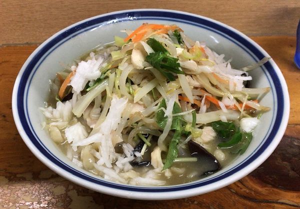 「爽やかハーブの冷やしタンメン(限定)850円」@口樂の写真