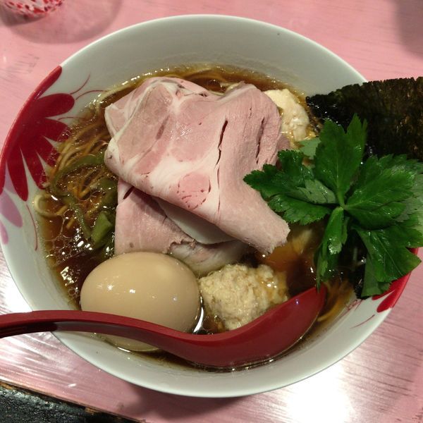 「凛々しい特製地鶏中華そば980円」@らーめん凛々の写真