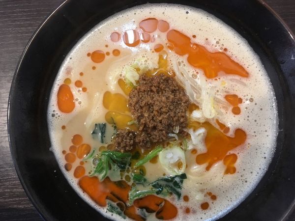 「【限定】担々麺 780円」@拉麺 ほそやの写真