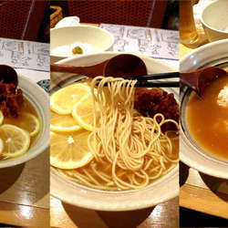 『鶏レモンそば Aセット(￥900)』