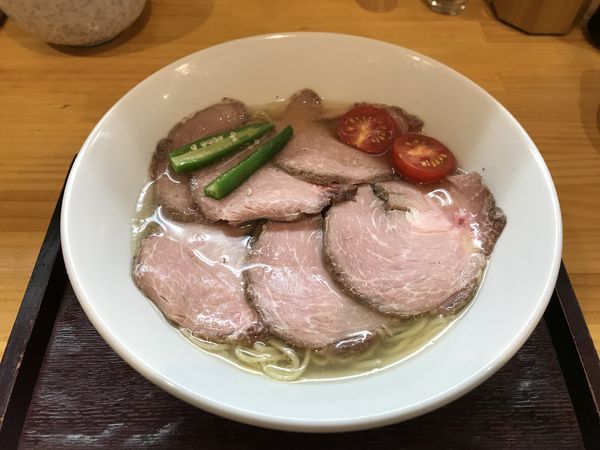 「冷や冷や塩そば【チャーシュー増し】」@麺屋 希楽夢の写真