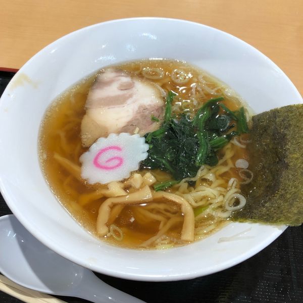 「しょうゆラーメン」@らーめん さのや 東北自動車道下り佐野SA店の写真