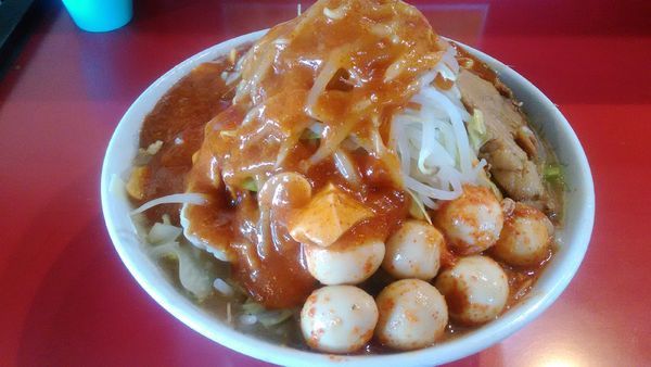 「フュージョン＋火のうずら」@蒙麺 火の豚の写真