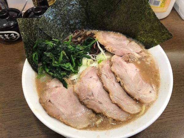 「チャーシュー麺 大盛＋のり」@うまいヨ ゆうちゃんラーメンの写真