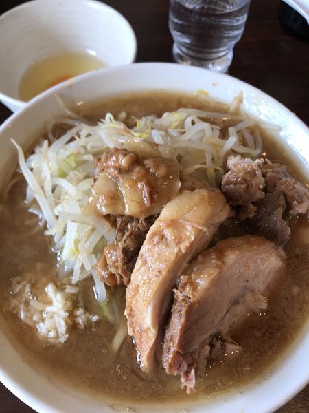 「ラーメン、ニンニク、アブラ」@ピコピコポンの写真