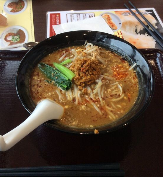 「【期間限定】カレー担担麺（2辛）+モヤシ」@CoCo壱番家 松山南久米店の写真