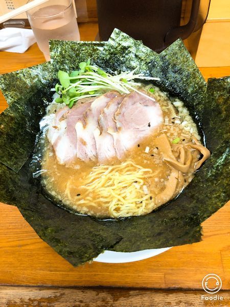 「焼豚そば(味噌)+ネギ+海苔」@ちばき屋 葛西店の写真