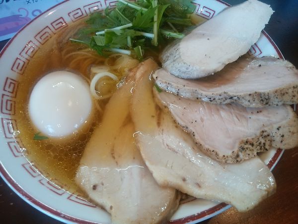 「中華そば醤油700円+その他」@麺屋 京介の写真