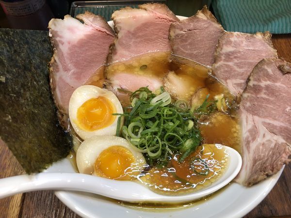 「特製十二分屋そば」@近江熟成醤油 十二分屋 早稲田店の写真