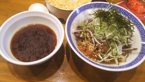 「肉盛つけ蕎麦」@馳走麺 狸穴の写真