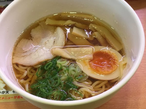 「醤油ラーメン」@かっぱ寿司 旭店の写真