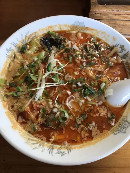 「オロチョンラーメン+大盛（¥700+¥100）」@孫六の写真