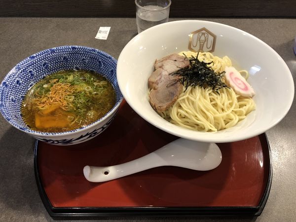 「海老出汁醤油つけそば」@えびそば えび助 TOKYOの写真