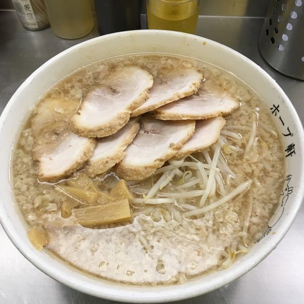 「チャーシュー麺＋大盛」@ホープ軒 千駄ヶ谷本店の写真