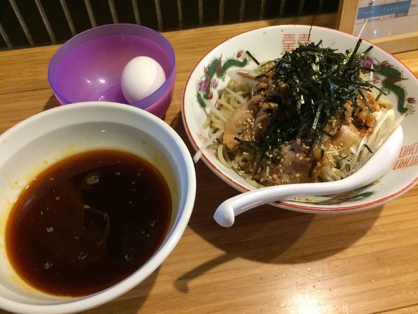 「豚ねぎラー油つけ麺（限定）」@カッパ64 福生店の写真