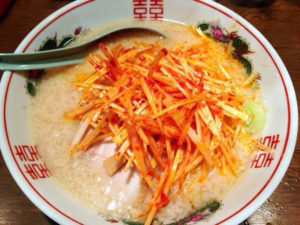 「からねぎ翔竜麺」@東京屋台らーめん 翔竜 北千住駅前店の写真