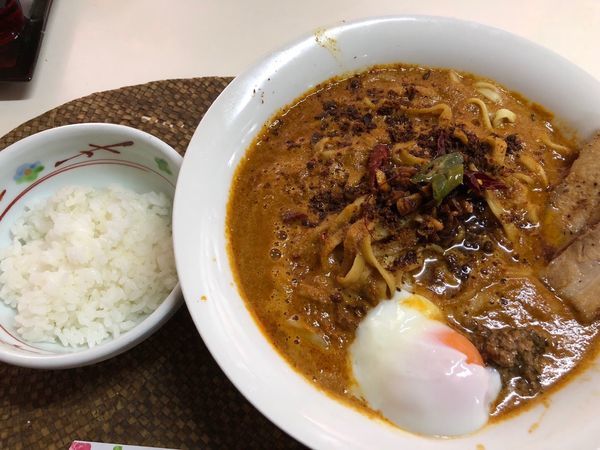「黒カラシビ麺  メガ盛り」@龍門瀑の写真