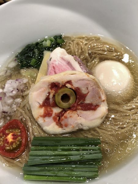 「味玉塩そば ¥1100」@饗 くろ㐂の写真