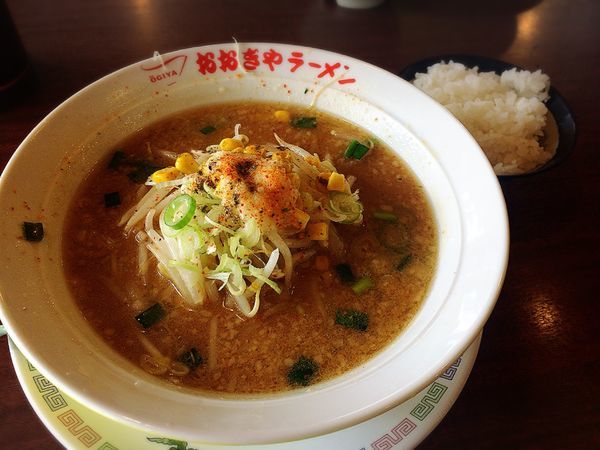 「みそラーメン￥680」@おおぎやラーメン 吉岡店の写真