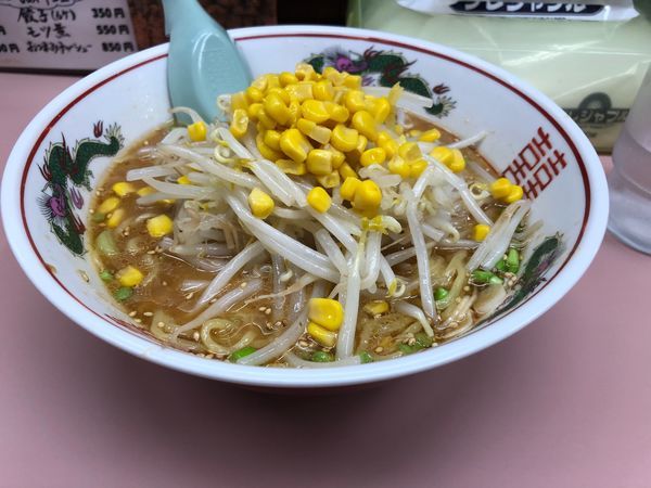 「味噌ラーメンと餃子」@ラーメン 蓮の写真