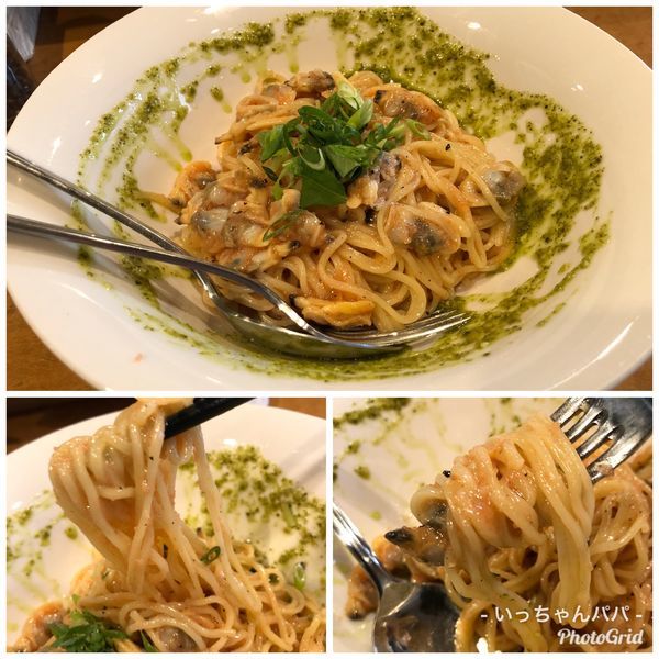 「裏限定 明太ジェノベーゼ 冷やしVER 950円」@麺屋 紅の写真