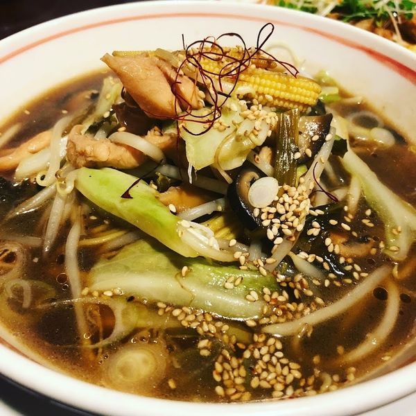 「鶏鶏高菜麺」@紅豚の写真