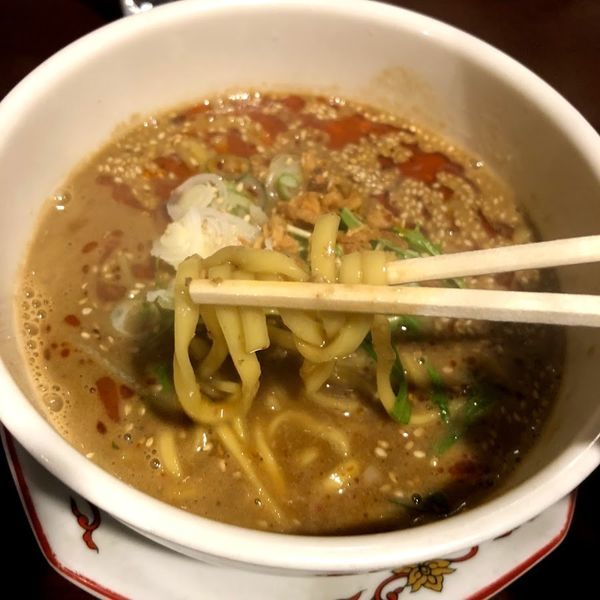 「白胡麻坦々麺白胡麻」@紅豚の写真