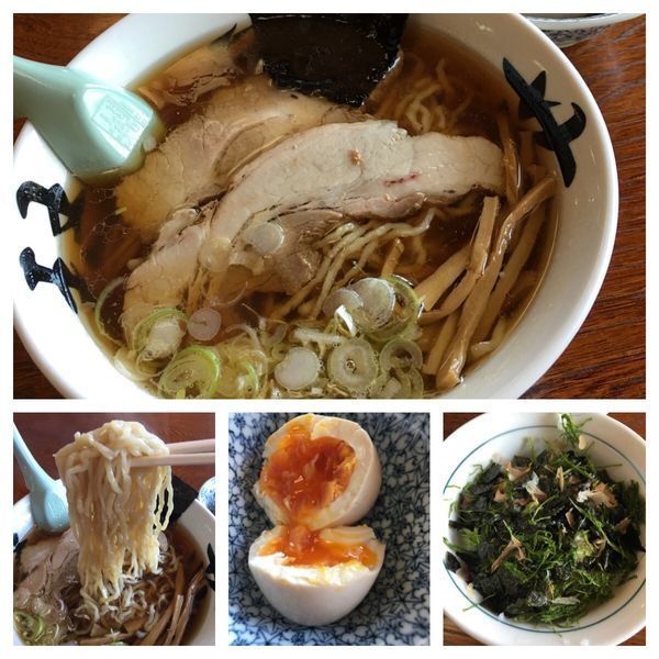 「中華そば こってり 700円、味付玉子100円」@中華そば処 琴平荘の写真