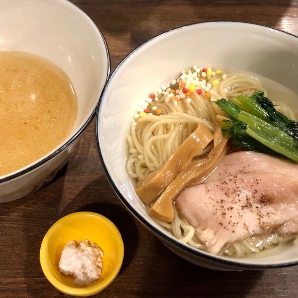 「【限定】鯛塩つけ麺」@らぁ麺BAR 錦 iwamotoの写真