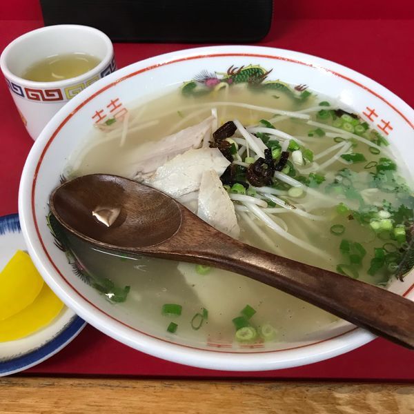 「ラーメン（中）500円」@のり一ラーメンの写真