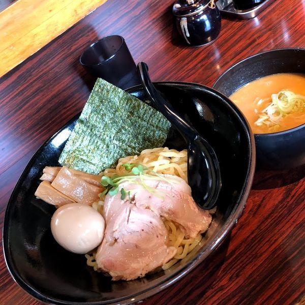 「濃厚味噌つけ麺＋味玉」@麺屋ひじり 嵐山店の写真