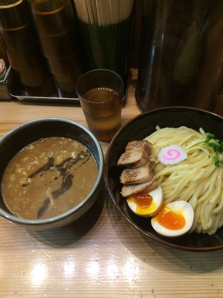 「特製つけ麺(中)1050円」@銀座 朧月の写真
